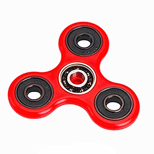 LEAGUE & Co Hand Spinner Tri Fidget Ceramic Ball Desk Toy EDC Stocking Stuffer Kids/Adult (red) LEAGUE & Co Hand Spinner Tri Fidget Ceramic Ball Desk Toy EDC Stocking Stuffer Kids/Adult (red)