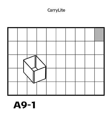 raaco Einsatzset, Ordnungssysteme, Typ 55 A: 16xA9-1, transparent, 105347 - 8