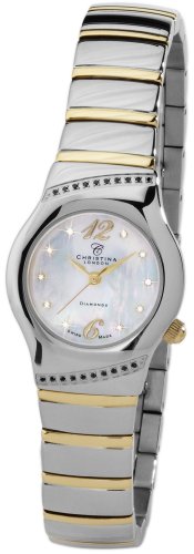 Christina Design London Two Tone Ladies 30 Diamond Bracelet Watch