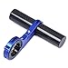 Produktbild NiceButy Halterung für Taschenlampen, zur Verlängerung des Lenkers aus Carbonfaser, für Fahrrad, Mountainbike, im Freien, Blau
