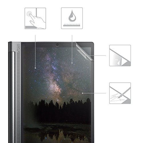 2x kwmobile Folie matt für Lenovo Yoga Tab 3 Plus Displayschutzfolie – Schutzfolie Anti-Fingerabdruck Displayschutz Displayfolie entspiegelt - 4