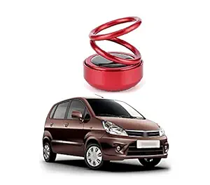 PRIKNIK Solar Energy Rotating Car Perfume with Long Lasting Organic Fragrance, Feel-Good Premium Car Air freshener Compatible with Maruti Suzuki Zen