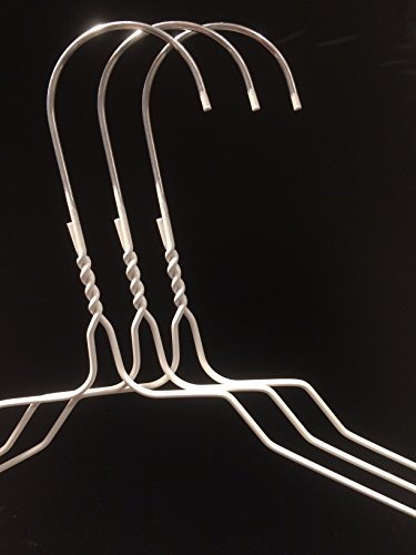 50 x Drahtbügel Metallkleiderbügel RSR-Classic Drahtkleiderbügel Weiß Drahtbügel Kleiderbügel Metall Draht verzinkt hochwertige Pulverbeschichtung 40 cm - 4