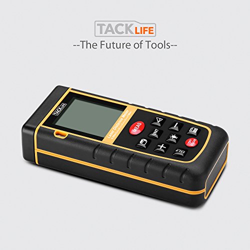 Tacklife Professional A-LDM02 60 Laser Entfernungsmesser Distanzmessgerät (Messbreich 0,05~60m/±2mm mit LCD Hintergrundbeleuchtung, Staub- und Spritzwasserschutz IP 54) Ein Ideales Geschenk für Vatertag - 9