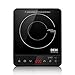 Produktbild Induktionskochfeld, Kochplatte Induktion, 2000Watt Glaskeramik mit LED Digitalanzeige Herdplatte Induktionskochplatte, Sensor Touch Button Steuerung, Timer, 10 Leistungsstufen, Schwarz