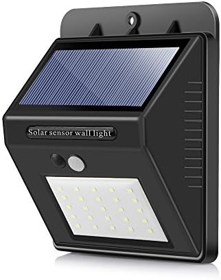 Greenbang LED Solar Motion Sensor Lights,25 LED Moition Solar Light Waterproof Security Night Light Rechargeable Wall Light for Garden, Outdoor, Fence, Patio, Deck, Yard, Home, Driveway, Garage, Stairs (1 Pack)
