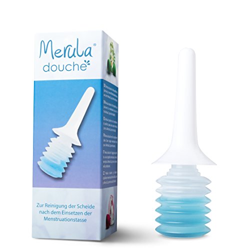 Preisvergleich Produktbild Merula douche – Intimdusche, Vaginaldusche, Restblutentferner, Zubehör Menstruationstasse