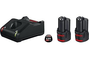 ‎BOSCH PROFESSIONAL Bosch Professional system 12V: zestaw startowy – 2 akumulatory GBA 12V 2.0Ah, szybka ładowarka GAL 12V-40