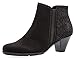 Produktbild Gabor Damen Ankle Boots 75.641,Frauen Stiefel,Ankle Boot,Halbstiefel,Damenstiefelette,Bootie,knöchelhoch,Blockabsatz 5cm,F Weite (Normal),Schwarz,UK 8