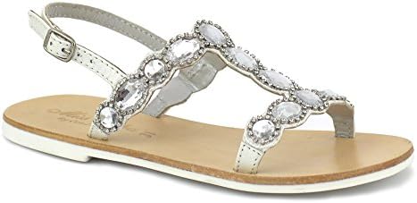 Oca Loca Girls’ 6762-00 Sandals White Size: 10.5 Child UK