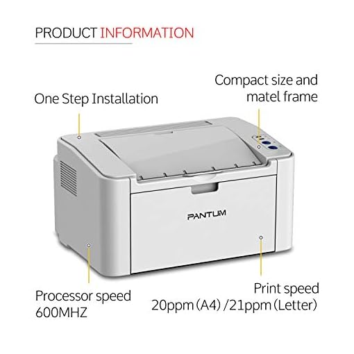 Pantum P2200 Laser Printer (Grey) - Image 3