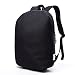 Produktbild lidch Multifunktionaler Rucksack Reisen Daypacks Canvas Stoff Diebstahlschutz College Schule Rucksack passt 15,6 Laptop/Notebook/Tablet, Schwarz