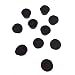 Produktbild Gummifuesse - TOOGOO(R)10 Stueck 17mm x 10mm Einbau Konische Gummifuesse Stossstangen Covers de Schwarz