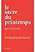 Le Sacre du printemps (coffret DVD) by 