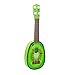 Produktbild szyzl88 Obst Stil 4 String Kinder Gitarre Spielzeug Ukulele Musikinstrument Kinder Geschenk Spielzeug Geeignet für Kinder Über 3 Jahre Alt # 19(Grüne Kiwis)