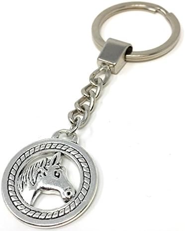 Charmtastic Chunky Horse Head Keyring - Equestrian Keychain