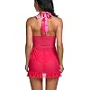 Fawnkiss-Donna-Sexy-Pizzo-Trasparente-Aperto-anteriore-Babydoll-Lingerie-con-G-string
