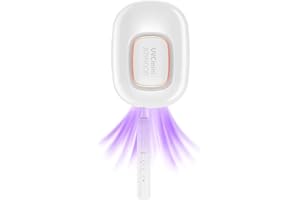 JOYHOOD JOYWOOD Intelligente Induzione UV-C Spazzolino Da Denti Portatile Disinfettatore UV, Ricarica USB, Asciugatura + Parete Magnetica Adsorbzione + LED, Adatto a Tutti gli Spazzolini Da Denti（bianco）