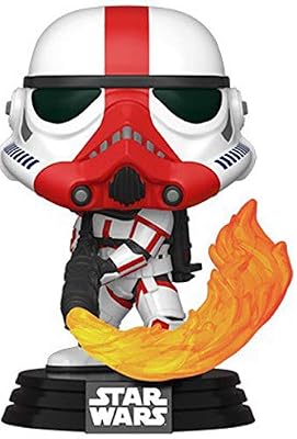 Funko Pop Star Wars: Mandalorian-Incinerator Stormtrooper Collectible Toy, 45542, Multicolour
