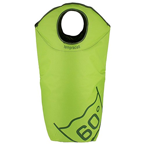 Tempracell Wäschekorb, Polyester, ca. 100 L Volumen, grün, 55 x 80 x27 cm - 7