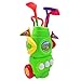 Produktbild Kinder Golf, Lommer 11Pcs Golf Kinder Set mit 3 Golfschläger, 2 Löcher, 3 Bälle und 2 Flaggen Drinnen Draußen Golf Sports Toy Set für Kinder (Grün)