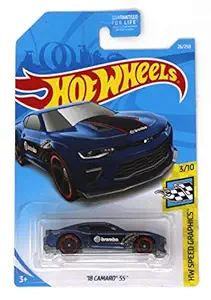Hot Wheels 2019 HW Speed Graphics 18 Camaro SS 26/250, Blue