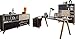 Produktbild Germania 8494-161 4-tlg. Büromöbel-Set im skandinavischen Design GW-Helsinki in Anthrazit/Sonoma-Eiche-Nachbildung, 280 x 172 x 250 cm (BxHxT)