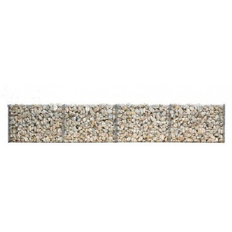 Bellissa Mauergitter f. gerade u. geschwungene Mauern L232xH40xT10 cm - 2