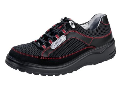 Sicherheitsschuhe Berufsschuhe schwarz rot ABEBA 1056