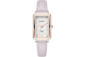 ALCENTIS - Montre Femme rectangulaire - mécanisme à Quartz - Bracelet Cuir