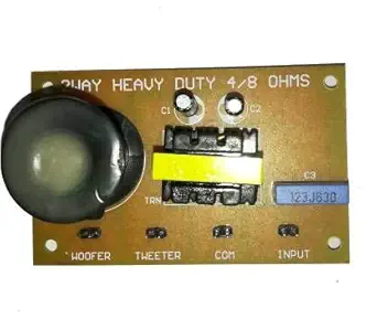 Salcon Electronics 2 Way And 3 Way crossover Hi-Fi Speaker Frequency Divider Crossover Filters Module (2 Way Crossover)