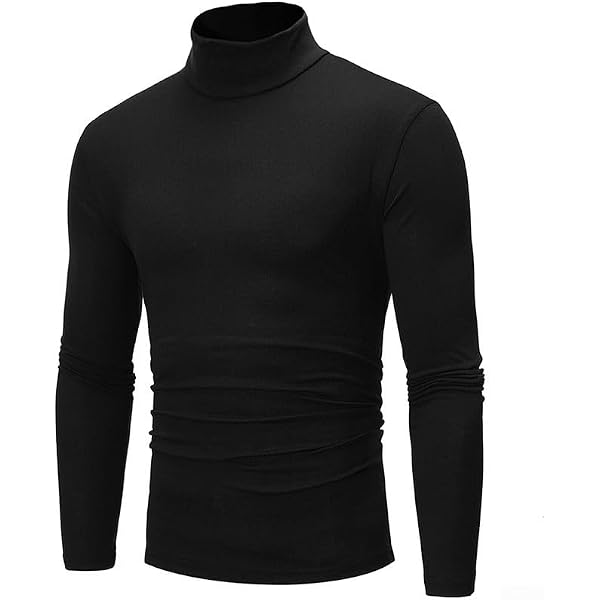 Ranrann T-shirt Thermique Manches Longues Pour Homme - Coupe Slim, Col Haut, Idéal Automne/hiver, Sport, Quotidien - Tailles S à 3XL - 14