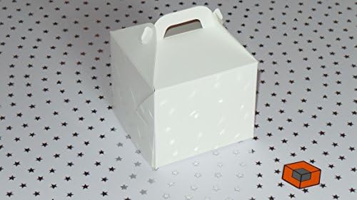 White Single Trade Cupcake boxes 80x80x80mm with inserts (60)