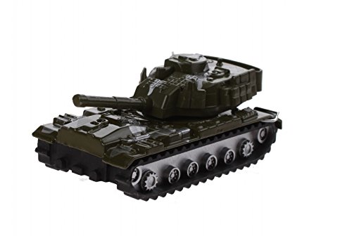 Preisvergleich Produktbild JohnToy Maßstabsmodell Armeetank 1:64 grün 7 cm