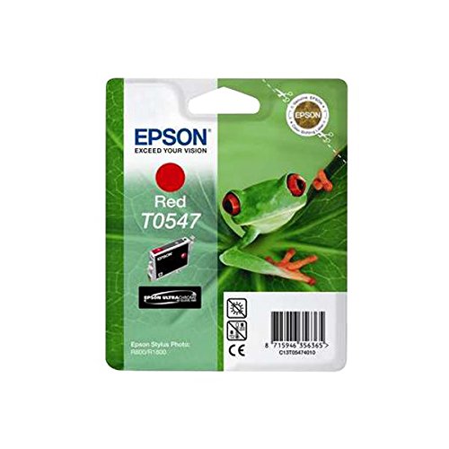 Epson T0547 Tintenpatrone Frosch, Singlepack rot