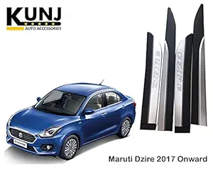 Kunj Autotech Car Side Cladding Beading for Maruti Dzire 2017 Onwards with 3M Adhesive Tape Set of 4 Pieces