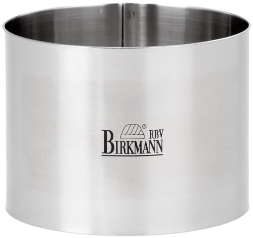 Birkmann 270077 Dessertring rund, ø 8 cm, Höhe 6 cm, edelstahl