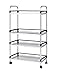 Produktbild Küchenregal ZCJB 4-Tier Küche Edelstahl Regal Landung Mikrowelle Ofen Lagerung Rack Lagerung Ofen Regal Gemüse Racks