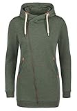 Als bequemer Zip-Hoody mit Jogginghose zum Relaxen, als warme Schicht unter der Übergangsjacke, Regenjacke oder Skijacke, als Sportbekleidung, oder als gemütliches Basic im Alltag, Vicky Zip Hood Long ist ein echtes Kombinationstalent.