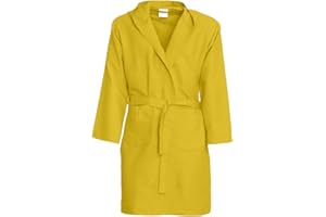 Dorian Home Accappatoio In Microfibra Uomo Donna Unisex Con Pratiche Tasche e Cappuccio - 19 Colori Disponibili - No Stiro