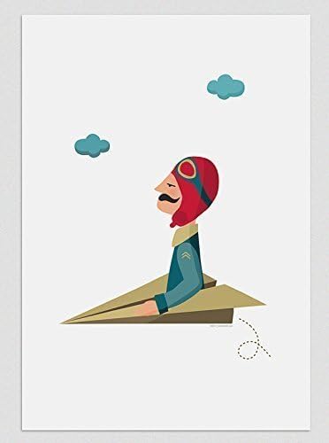 Print “The Aviator". Available in two sizes: A4 / A3.
