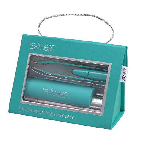 La-tweez Pro Colorful tweezers in carry case - Blue