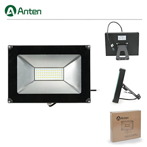 Anten LED Fluter Flutlicht Strahler 50W Scheinwerfer Außenleuchten IP65 Wasserdichte Wandleuchte 4000K naturweiß - 2