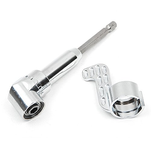 Fortag Winkelschrauber Vorsatz 1/4-Zoll Winkelschraubvorsatz Adapter Winkelschraubendreher Winkelgetriebe Winkelgetriebevor magnetisch Schraubvorsatz Schrauben Bithalter Reparierwerkzeug - 2