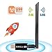 Produktbild SUPOLA WiFi USB Adapter 1200Mbps WLAN Adapter USB3.0 mit 5dBi Antenna Wifi Dualband 2.4GHz/5.8GHz WiFi-Empfänger für Desktop/PC/Laptop Wifi Dongle für Windows10/8/8.1/7/Vista/XP,MacOS X10.5-10.13