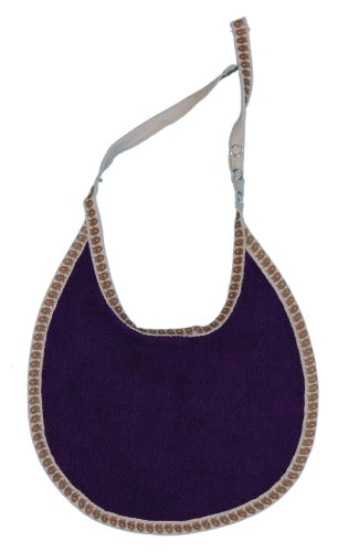 Smafolk Bib with Single Colored Bib (Purple, Small)