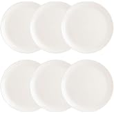 Luminarc Diwali Box of 6 Flat Plates Opal 27 cm Suitable for Microwave, Refrigerator, Recyclable | Blanco, Vidrio opal, forma