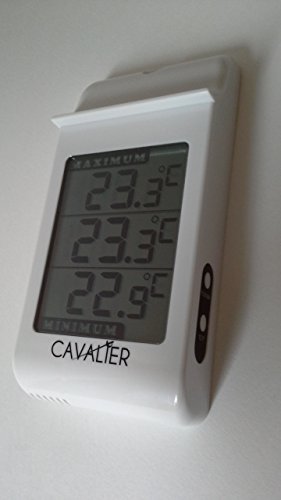 Digitales Maxima-Minima-Thermometer – ideal für den Einsatz in einem Gewächshaus , Wintergarten , im Innen- und Außen. - 2