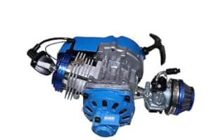 ‎HMPARTS HMParts Tuning Motor blau 2-Takt Big Bore TOP Pocket Bike Mini Quad