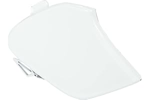 X AUTOHAUX Cubierta de gancho de remolque para parachoques delantero de coche F1EB17A989 para Ford Focus MK3 2014 2015 2016 2017 2018 gancho de remolque cubierta de tapa de remolque elegante blanco